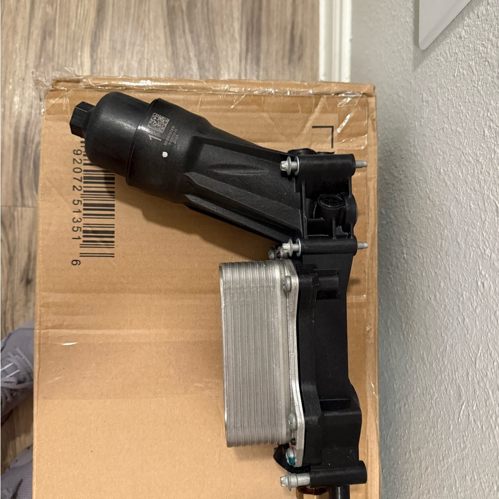 Black and Silver Engine Part